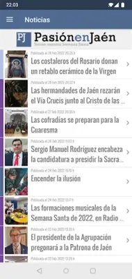 Semana Santa Jaén android App screenshot 1